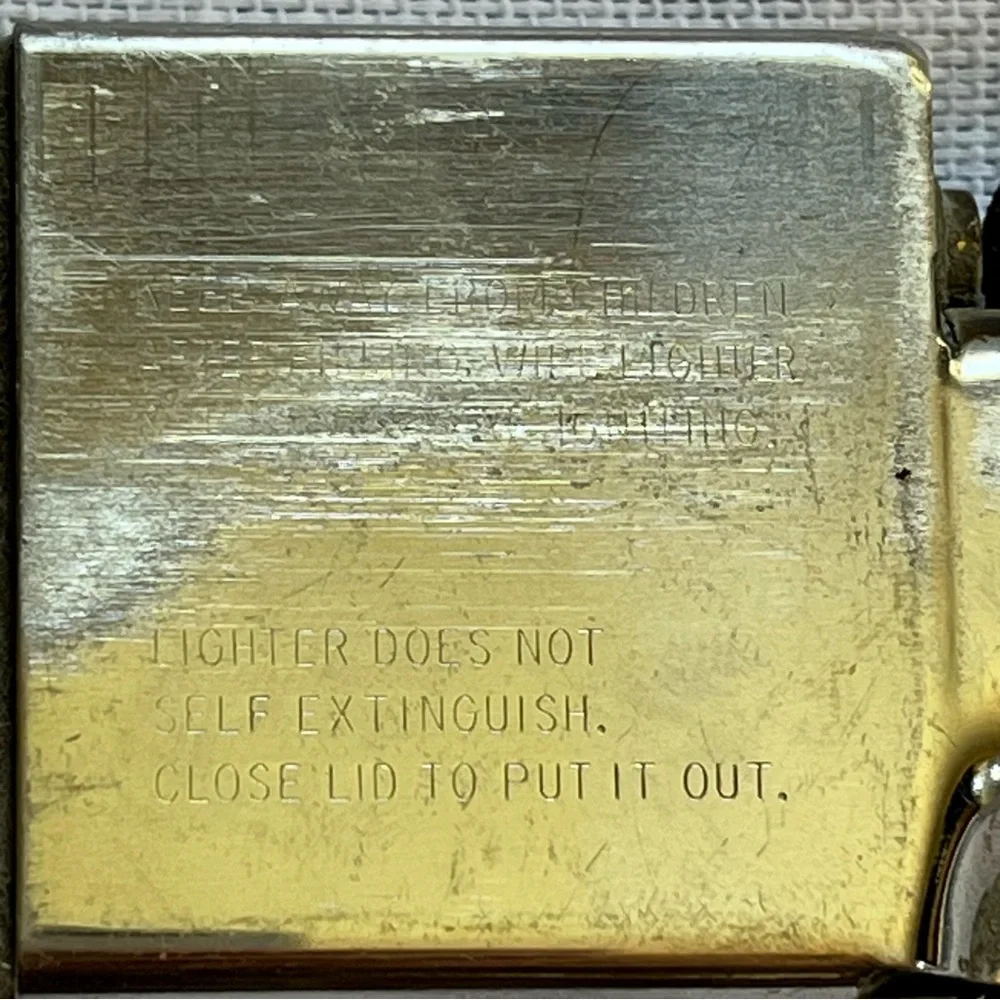 Zippo Bradford 1947-1949 Vintage Engine Turned Lighter - Picture 14 of 15